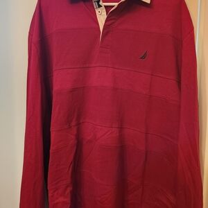Nautica Men's Polo in Deep Red